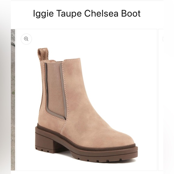 New Rocket Dog Iggie Taupe Chelsea Boot - Picture 2 of 5